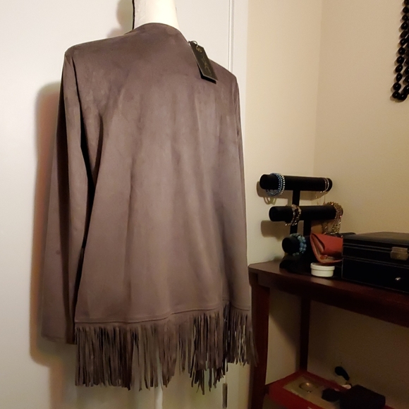 DG2 by Diane Gilman Fringe Waterfall Jacket - Picture 5 of 8